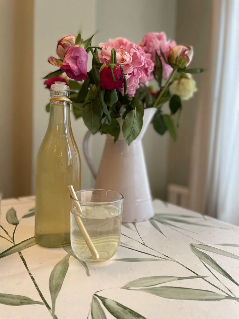 Homemade Tasty Elderflower and Lemon Cordial