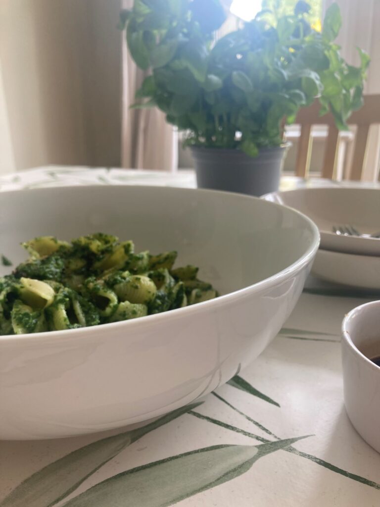 Homemade Easy Basil and Spinach Pesto recipe