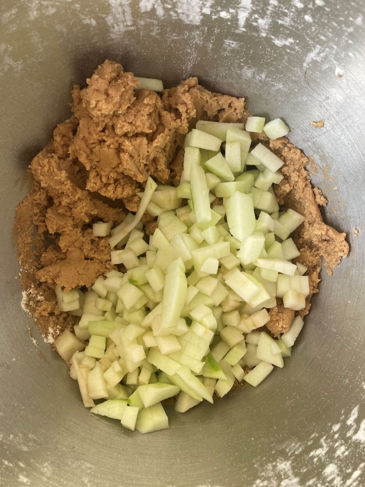 Homemade Spiced Toffee and Apple Cookies