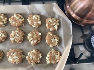 Homemade Spiced Toffee and Apple Cookies