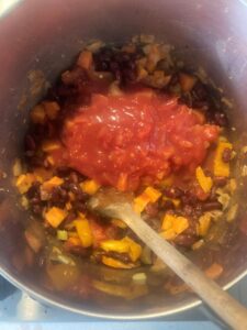 Homemade Bean and Vegetable Chilli